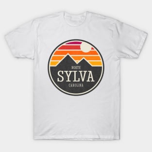 Visiting NC Mountain Cities Sylva, NC Sunset T-Shirt